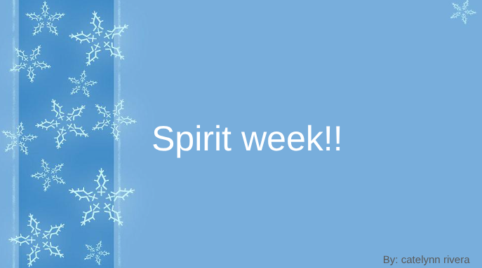 SPIRIT WEEK 2025